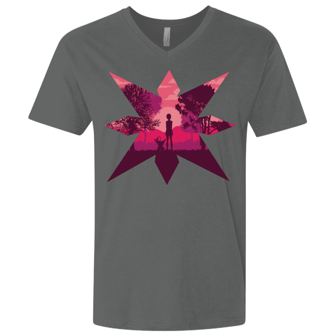 T-Shirts Heavy Metal / X-Small Light Men's Premium V-Neck