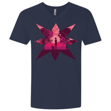 T-Shirts Midnight Navy / X-Small Light Men's Premium V-Neck