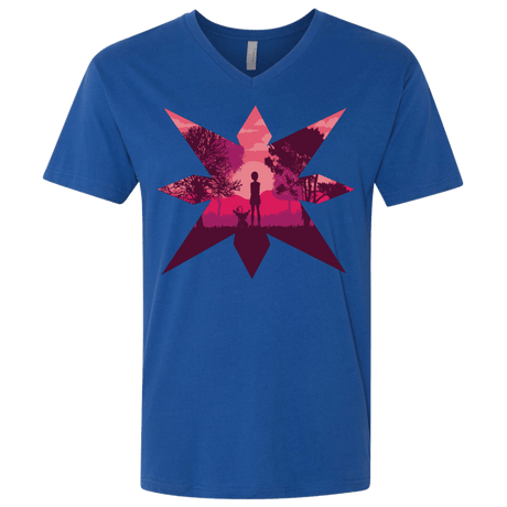 T-Shirts Royal / X-Small Light Men's Premium V-Neck