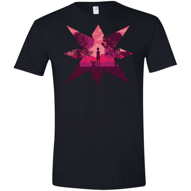 T-Shirts Black / X-Small Light Men's Semi-Fitted Softstyle