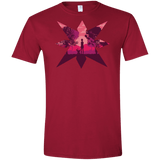 T-Shirts Cardinal Red / S Light Men's Semi-Fitted Softstyle