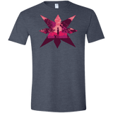 T-Shirts Heather Navy / S Light Men's Semi-Fitted Softstyle