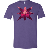 T-Shirts Heather Purple / S Light Men's Semi-Fitted Softstyle