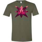 T-Shirts Military Green / S Light Men's Semi-Fitted Softstyle