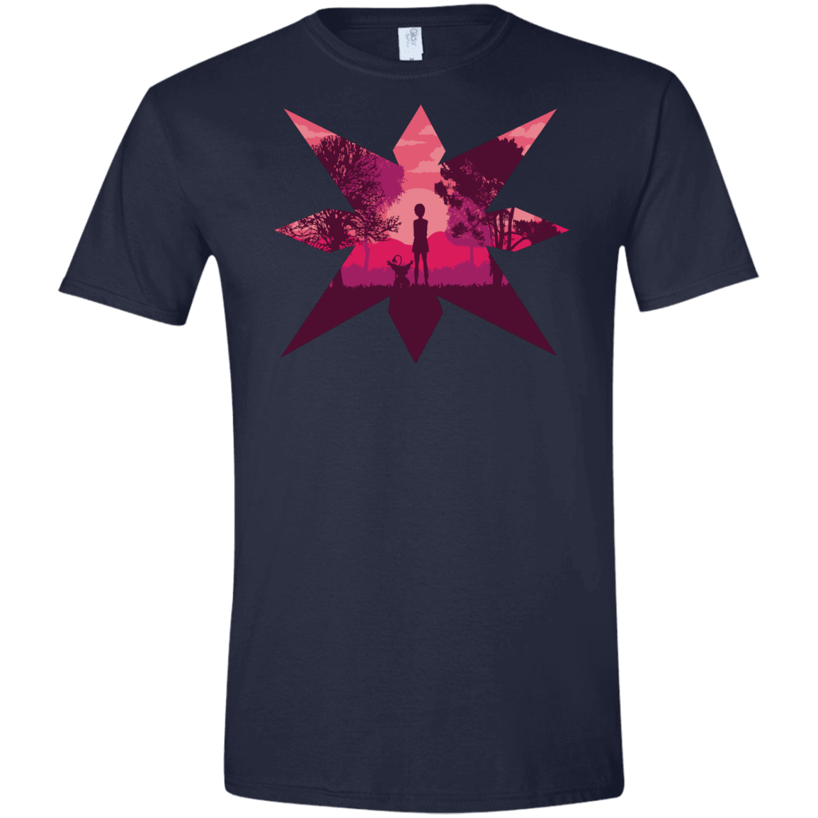 T-Shirts Navy / X-Small Light Men's Semi-Fitted Softstyle