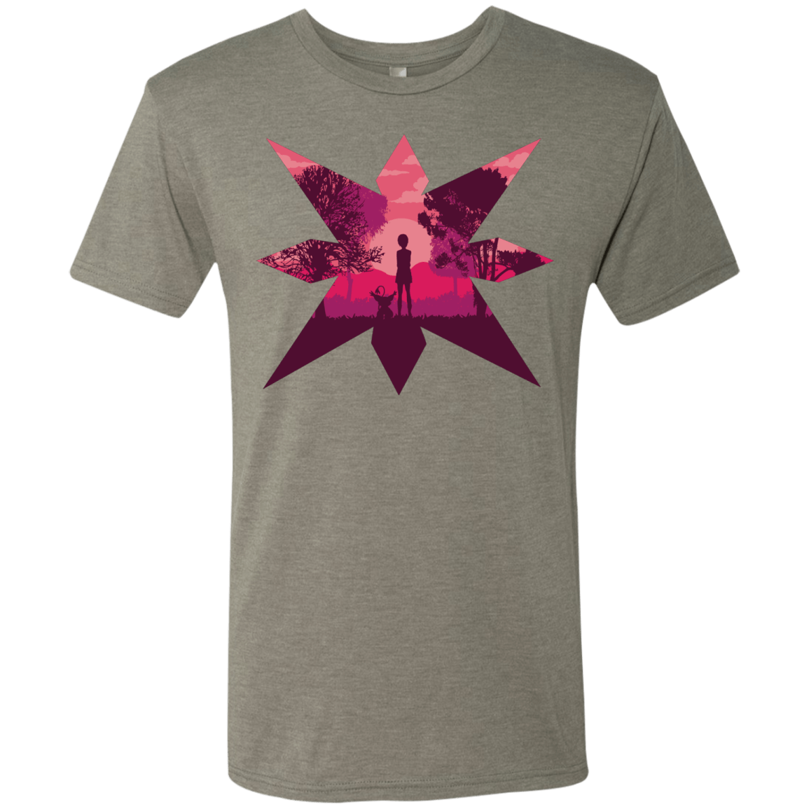 T-Shirts Venetian Grey / S Light Men's Triblend T-Shirt