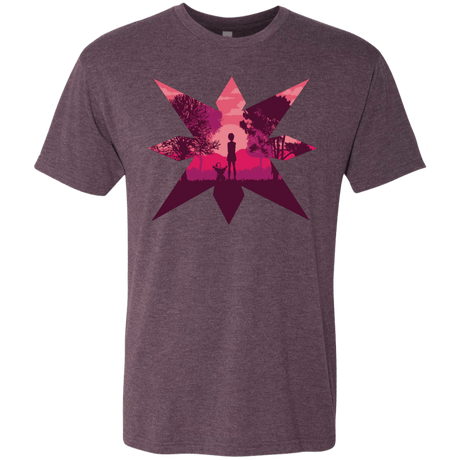 T-Shirts Vintage Purple / S Light Men's Triblend T-Shirt