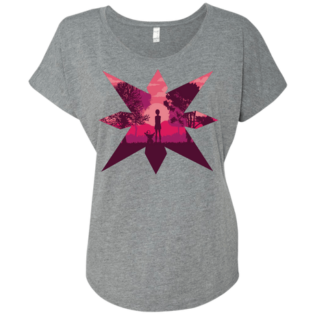 T-Shirts Premium Heather / X-Small Light Triblend Dolman Sleeve