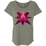 T-Shirts Venetian Grey / X-Small Light Triblend Dolman Sleeve