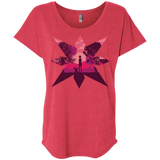 T-Shirts Vintage Red / X-Small Light Triblend Dolman Sleeve