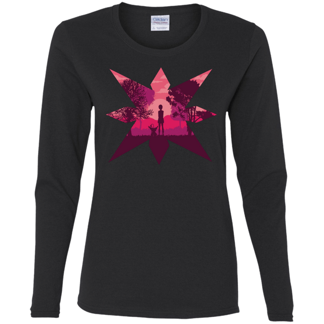 T-Shirts Black / S Light Women's Long Sleeve T-Shirt