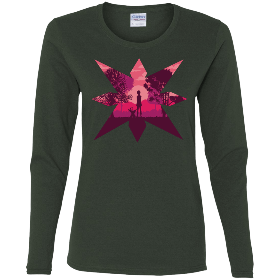 T-Shirts Forest / S Light Women's Long Sleeve T-Shirt