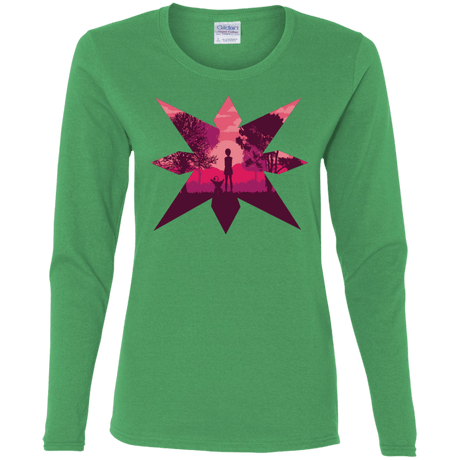 T-Shirts Irish Green / S Light Women's Long Sleeve T-Shirt