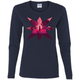 T-Shirts Navy / S Light Women's Long Sleeve T-Shirt