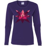 T-Shirts Purple / S Light Women's Long Sleeve T-Shirt