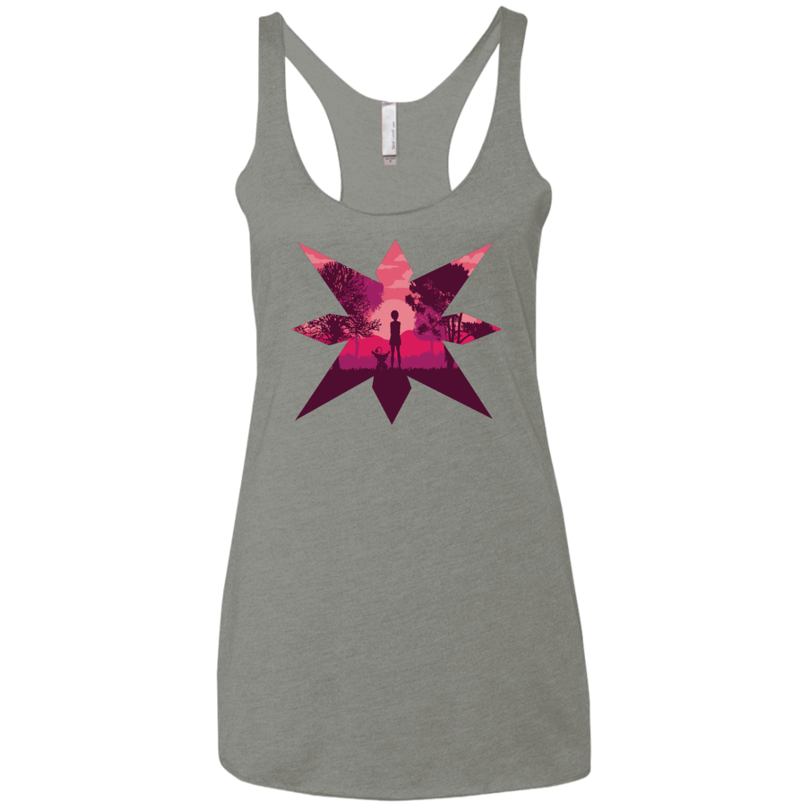 T-Shirts Venetian Grey / X-Small Light Women's Triblend Racerback Tank