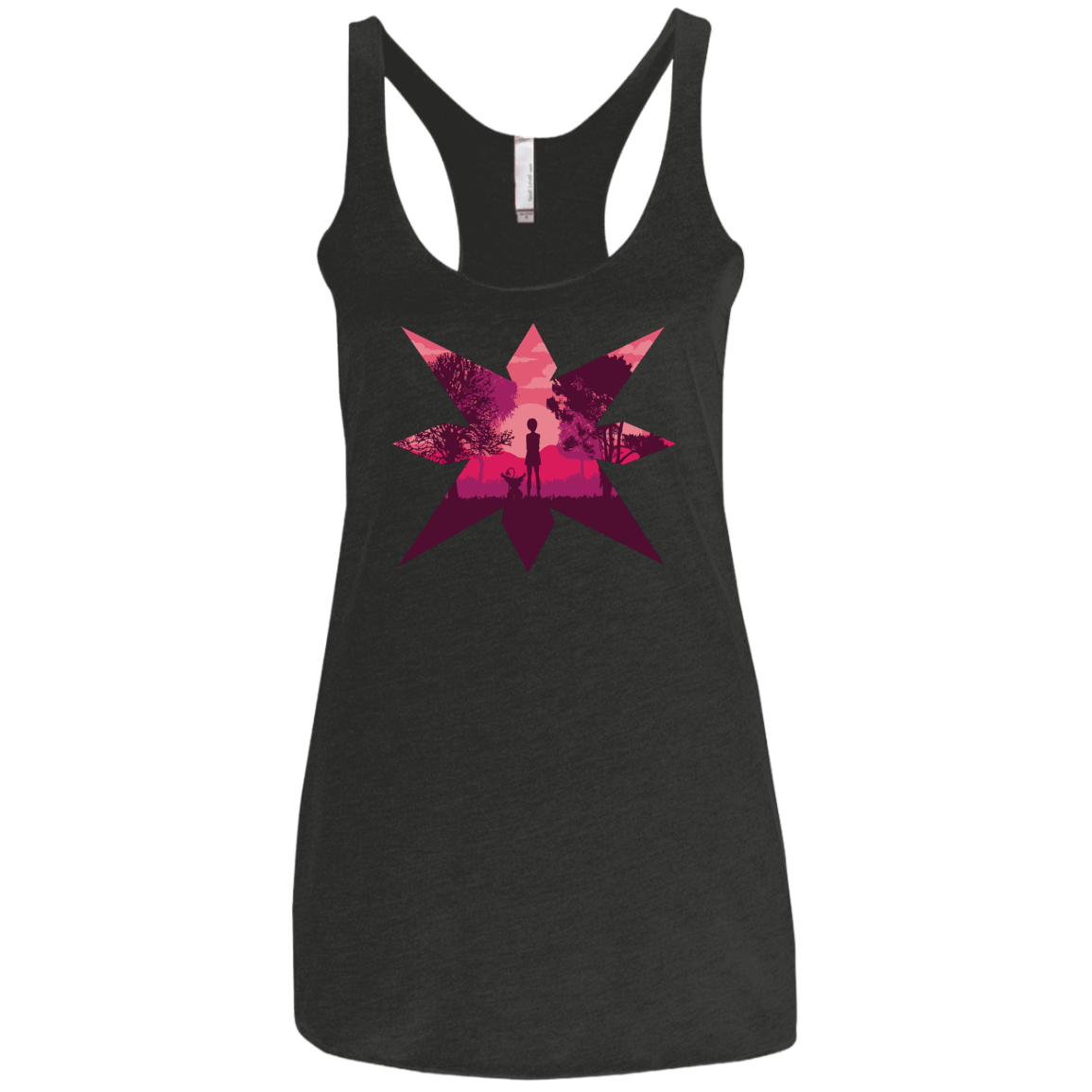 T-Shirts Vintage Black / X-Small Light Women's Triblend Racerback Tank