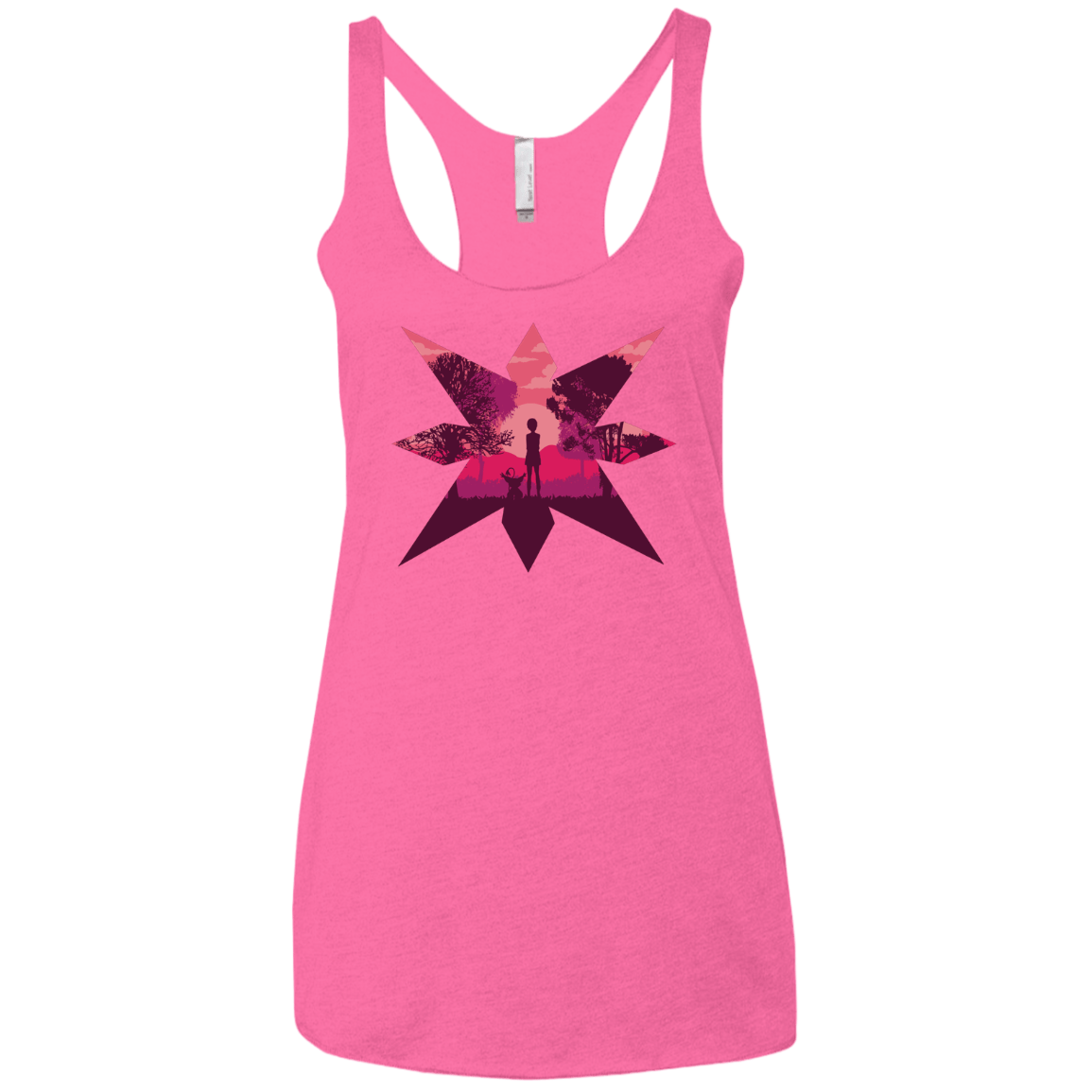 T-Shirts Vintage Pink / X-Small Light Women's Triblend Racerback Tank
