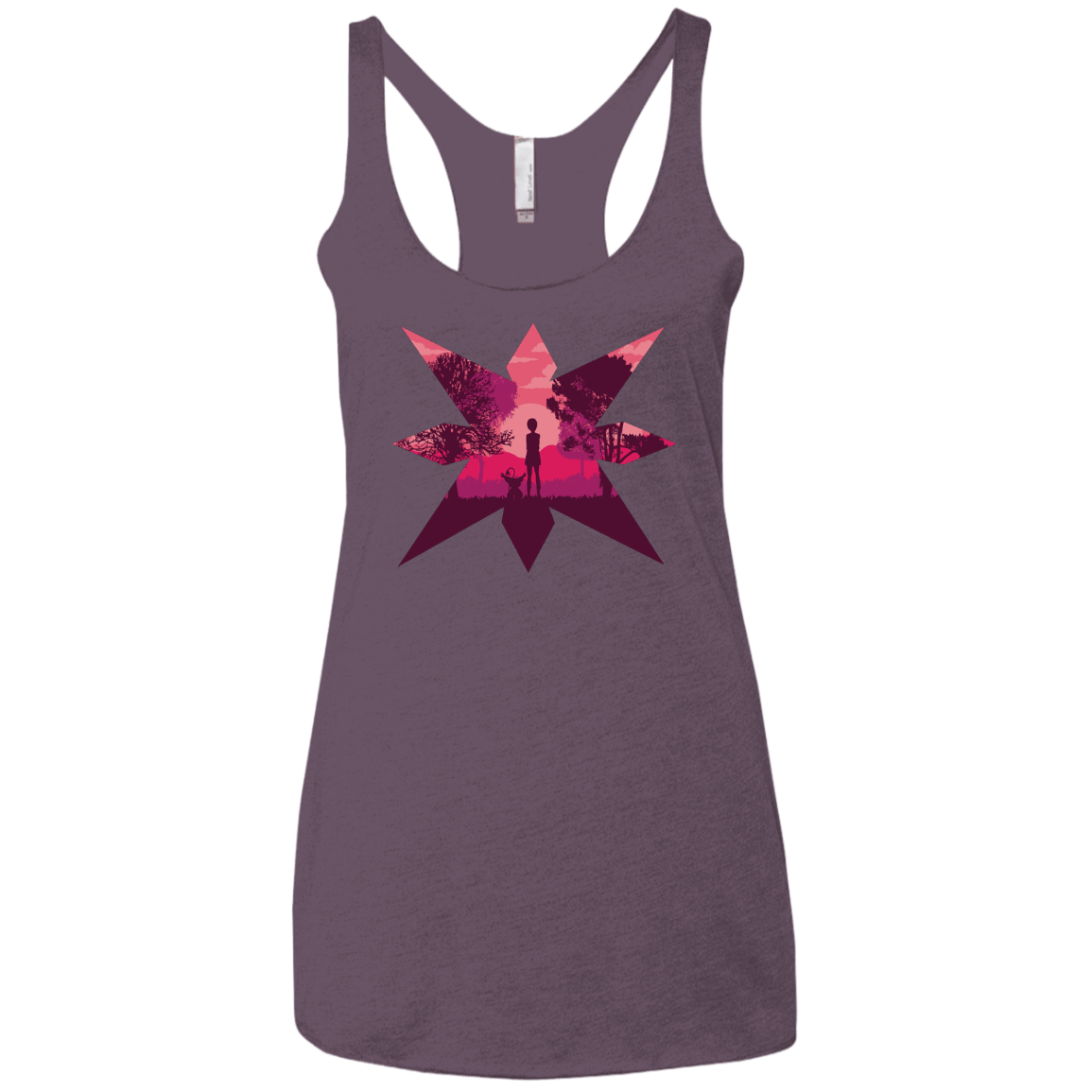 T-Shirts Vintage Purple / X-Small Light Women's Triblend Racerback Tank