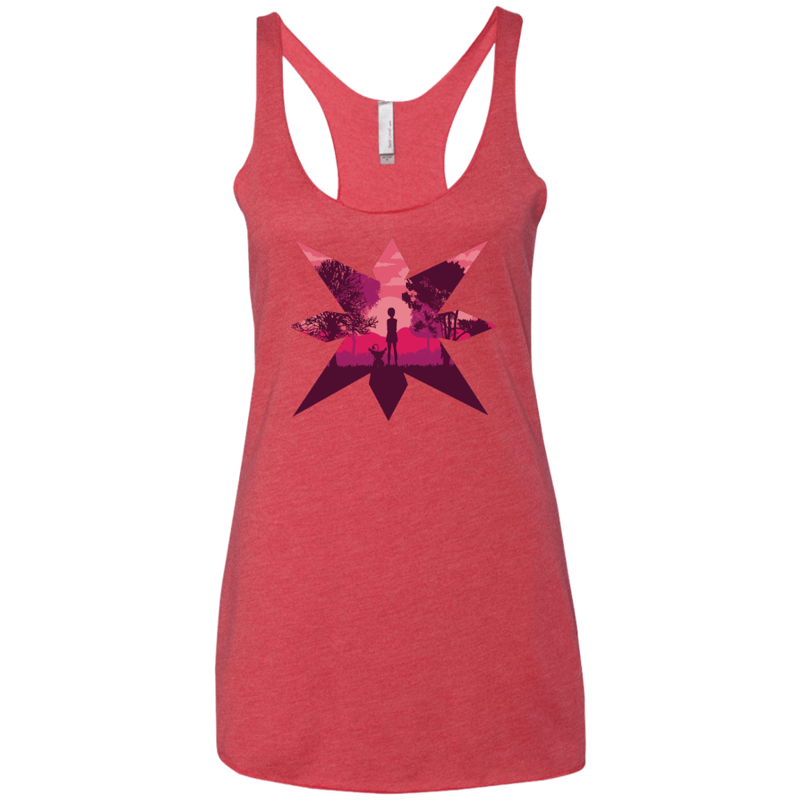 T-Shirts Vintage Red / X-Small Light Women's Triblend Racerback Tank