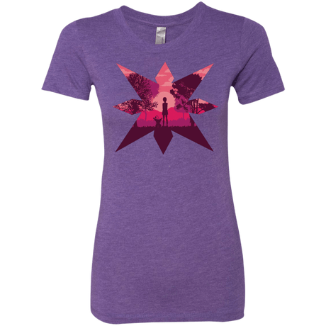T-Shirts Purple Rush / S Light Women's Triblend T-Shirt