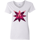 T-Shirts White / S Light Women's V-Neck T-Shirt