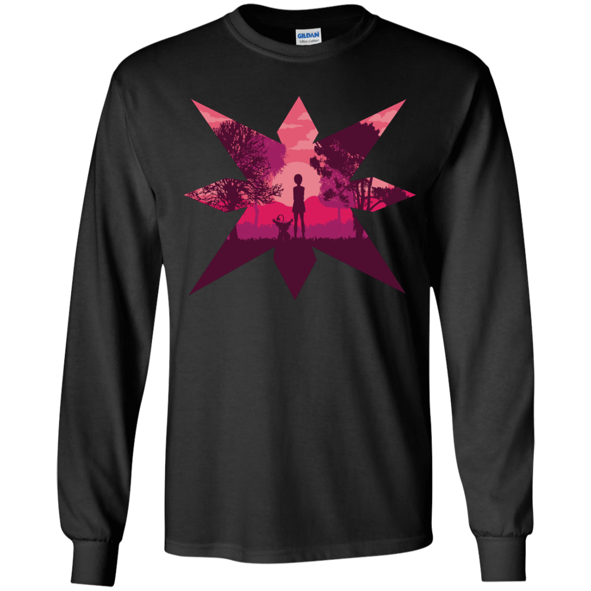 T-Shirts Black / YS Light Youth Long Sleeve T-Shirt