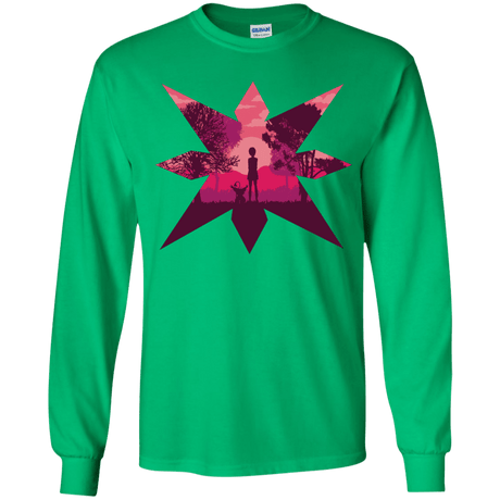 T-Shirts Irish Green / YS Light Youth Long Sleeve T-Shirt