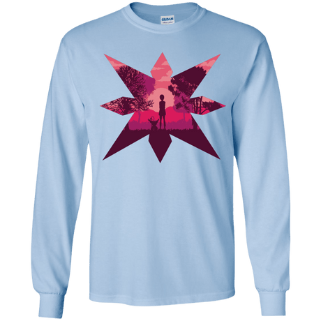 T-Shirts Light Blue / YS Light Youth Long Sleeve T-Shirt