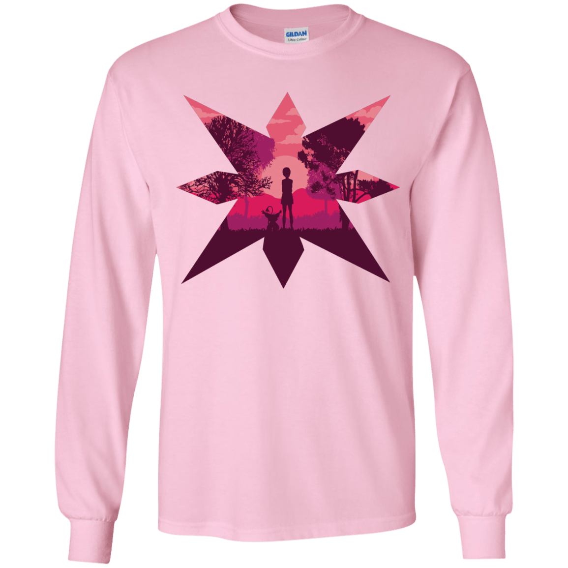 T-Shirts Light Pink / YS Light Youth Long Sleeve T-Shirt