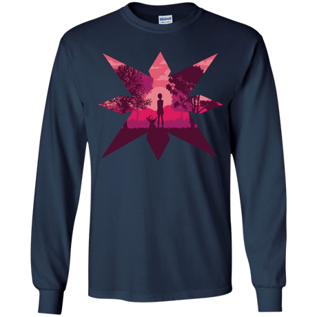 T-Shirts Navy / YS Light Youth Long Sleeve T-Shirt
