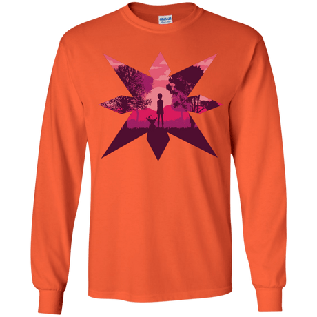 T-Shirts Orange / YS Light Youth Long Sleeve T-Shirt