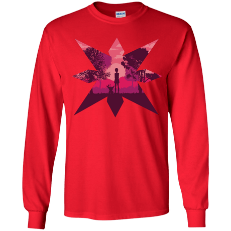 T-Shirts Red / YS Light Youth Long Sleeve T-Shirt