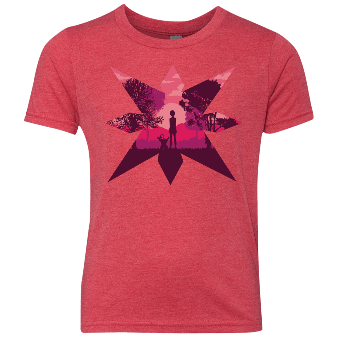 T-Shirts Vintage Red / YXS Light Youth Triblend T-Shirt