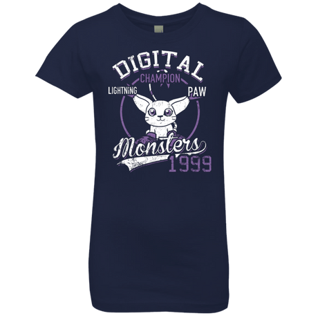 T-Shirts Midnight Navy / YXS Lightning Paw Girls Premium T-Shirt