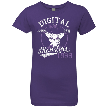 T-Shirts Purple Rush / YXS Lightning Paw Girls Premium T-Shirt