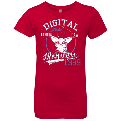 T-Shirts Red / YXS Lightning Paw Girls Premium T-Shirt
