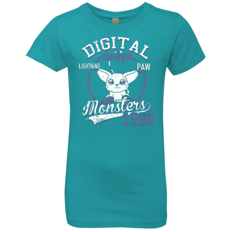 T-Shirts Tahiti Blue / YXS Lightning Paw Girls Premium T-Shirt