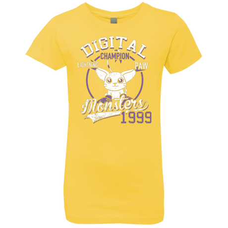 T-Shirts Vibrant Yellow / YXS Lightning Paw Girls Premium T-Shirt