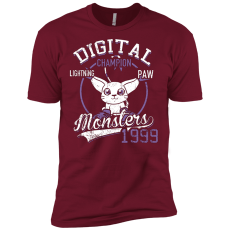 T-Shirts Cardinal / X-Small Lightning Paw Men's Premium T-Shirt