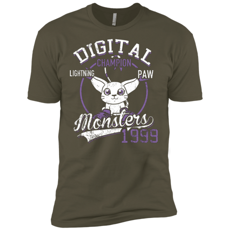 T-Shirts Military Green / X-Small Lightning Paw Men's Premium T-Shirt