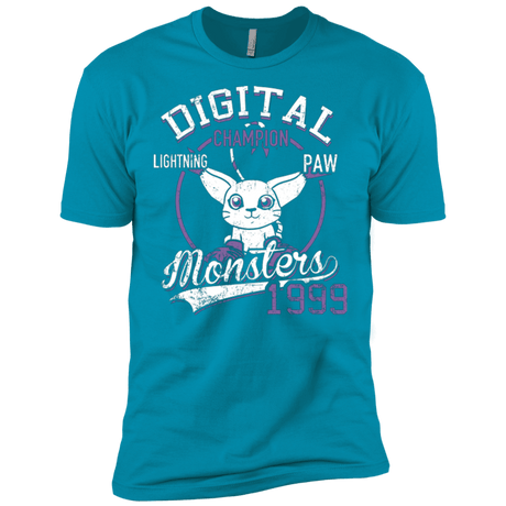T-Shirts Turquoise / X-Small Lightning Paw Men's Premium T-Shirt