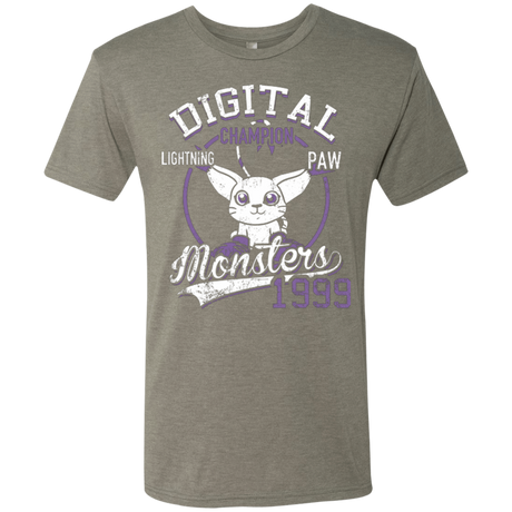 T-Shirts Venetian Grey / Small Lightning Paw Men's Triblend T-Shirt