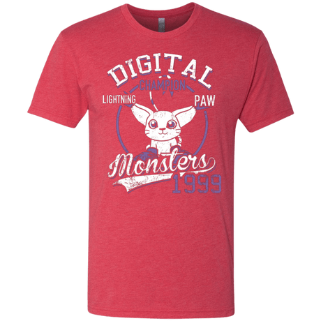 T-Shirts Vintage Red / Small Lightning Paw Men's Triblend T-Shirt
