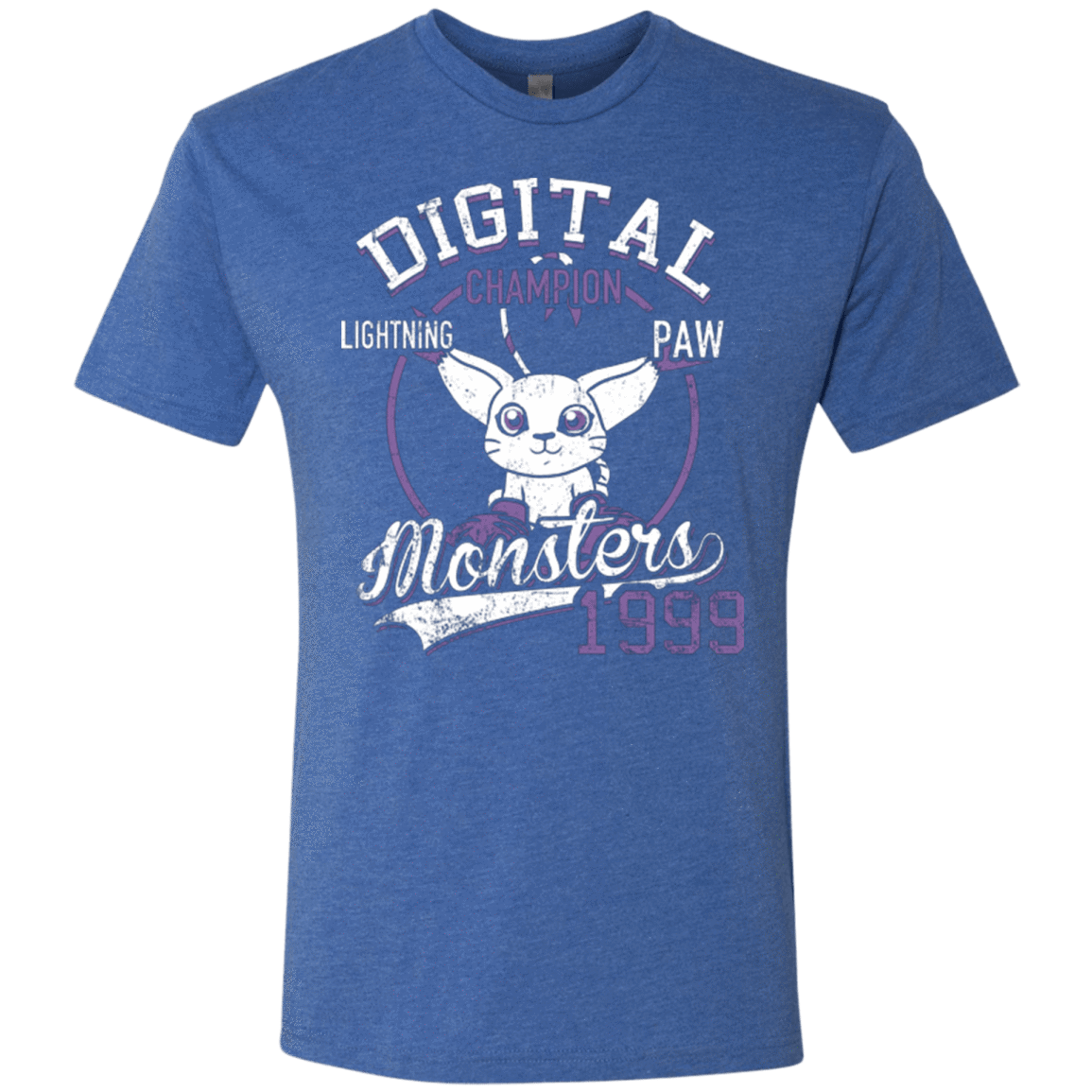 T-Shirts Vintage Royal / Small Lightning Paw Men's Triblend T-Shirt