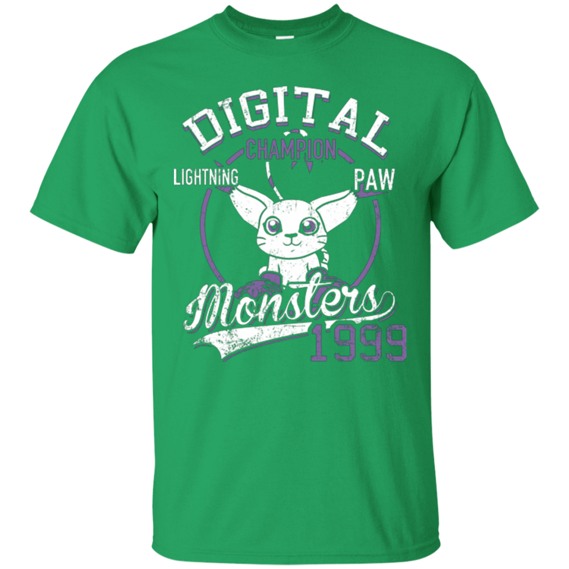 T-Shirts Irish Green / Small Lightning Paw T-Shirt