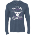 T-Shirts Indigo / X-Small Lightning Paw Triblend Long Sleeve Hoodie Tee