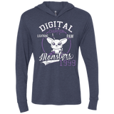 T-Shirts Vintage Navy / X-Small Lightning Paw Triblend Long Sleeve Hoodie Tee