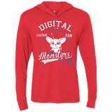 T-Shirts Vintage Red / X-Small Lightning Paw Triblend Long Sleeve Hoodie Tee