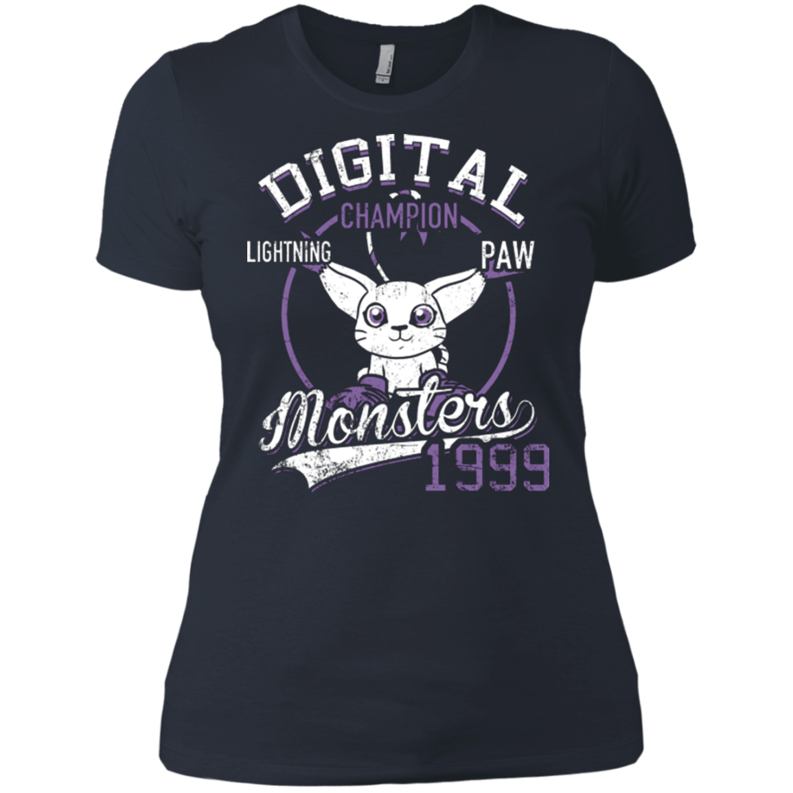 T-Shirts Indigo / X-Small Lightning Paw Women's Premium T-Shirt